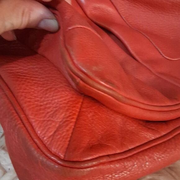 Marc By MARC JACOBS Vintage Red/orange Pebbled Leather Handbag - Picture 10 of 13